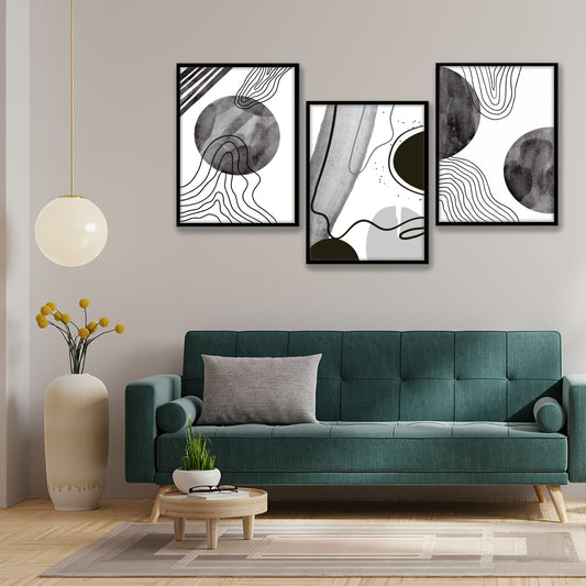 Abstract Ink Flow Wall Art