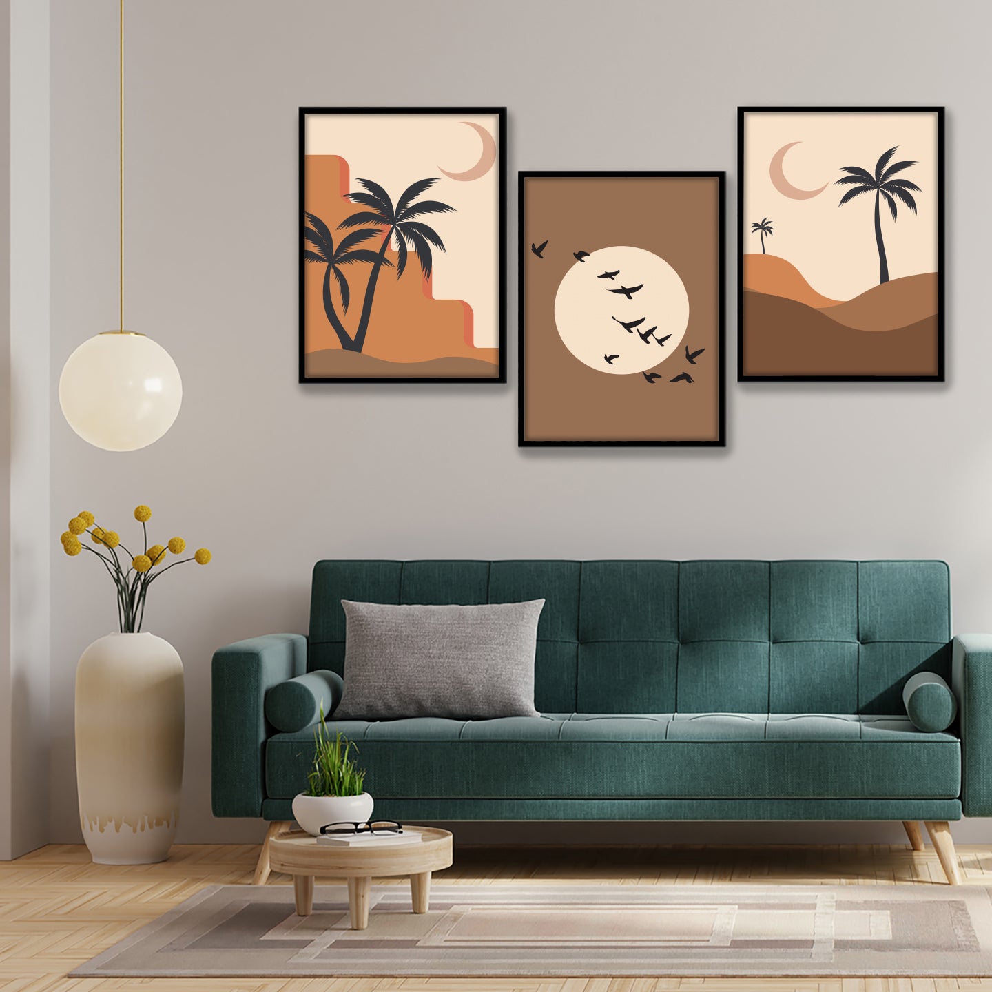 Warm Dusk Landscape Wall Art