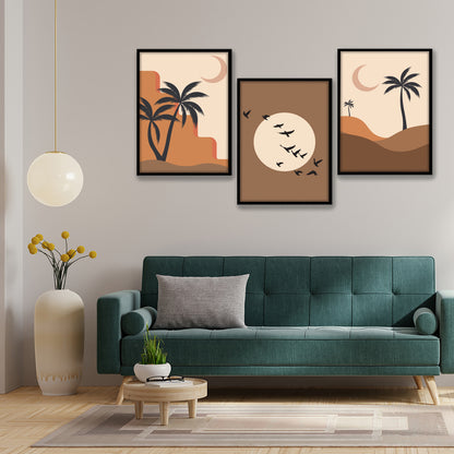 Warm Dusk Landscape Wall Art