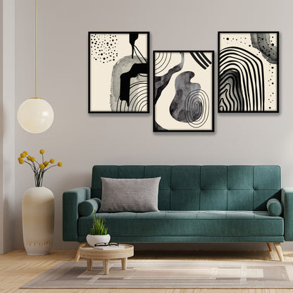 Modern Ink Abstract Wall Art