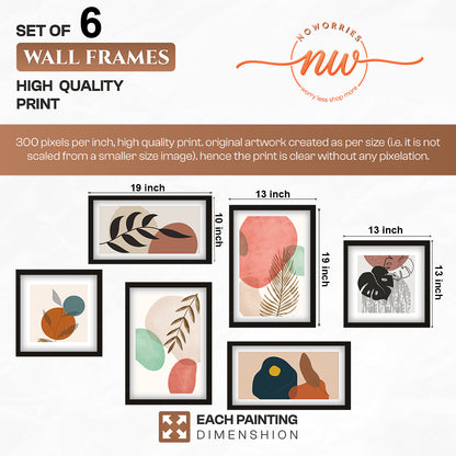 Harmony Hues Wall Set of 6