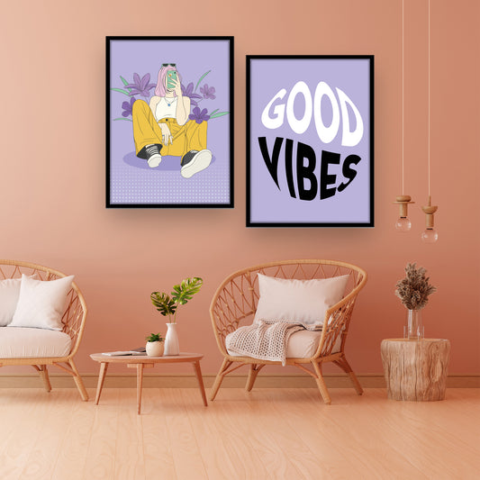 Rainbow Motivational Quote Gallery Wall Frame