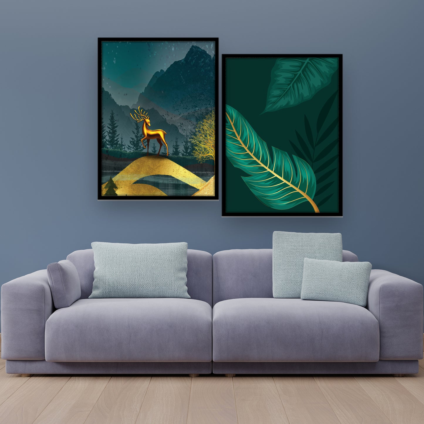 Elegant Floral Wall Art Painting for Home & Living Room Decor