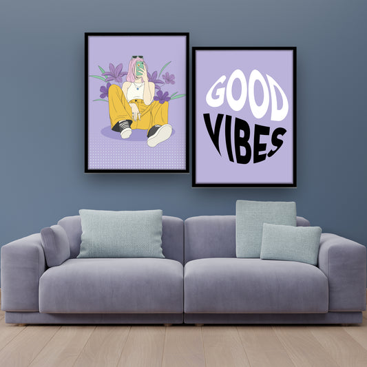 Rainbow Motivational Quote Gallery Wall Frame