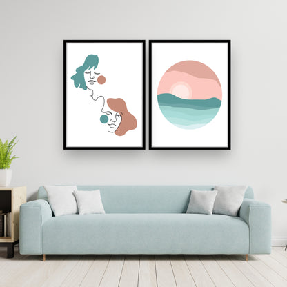 Modern Minimal Duo Wall Frame