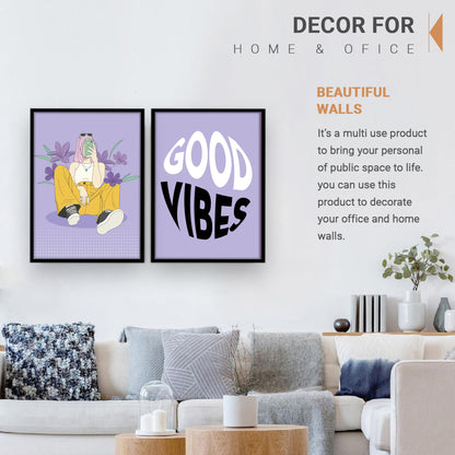 Rainbow Motivational Quote Gallery Wall Frame