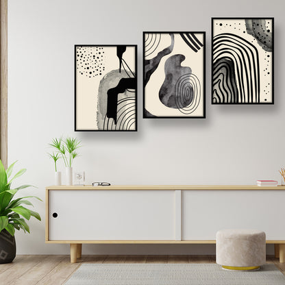 Modern Ink Abstract Wall Art