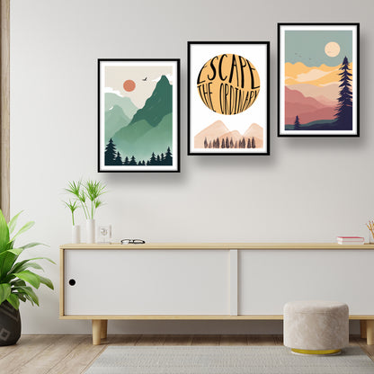 Escape the Ordinary Trio Wall Frame Set