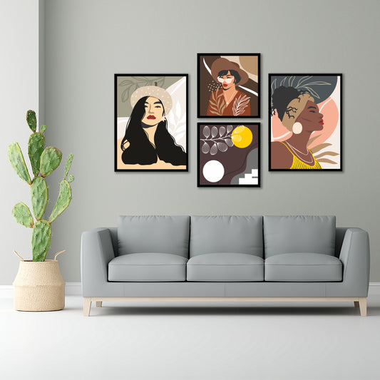 Modern Portrait Wall Set