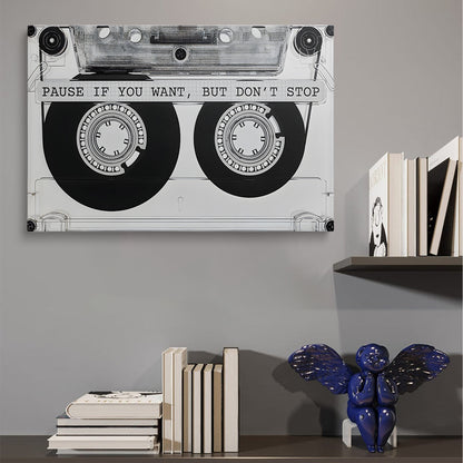 Vintage Audio Tape  Wall Canvas