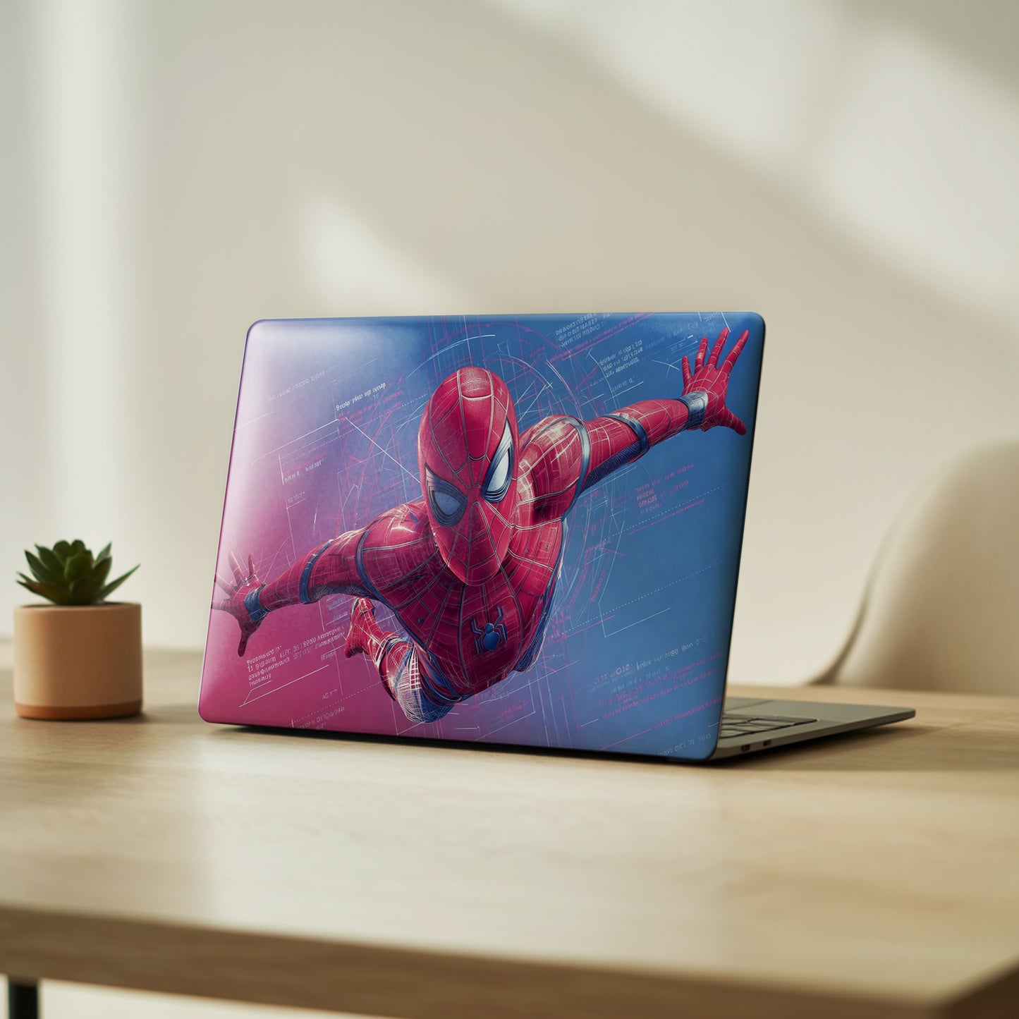 Web Slinger Tech Aesthetic Superhero Graphic Laptop Skin