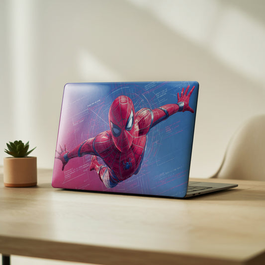 Web Slinger Tech Aesthetic Superhero Graphic Laptop Skin