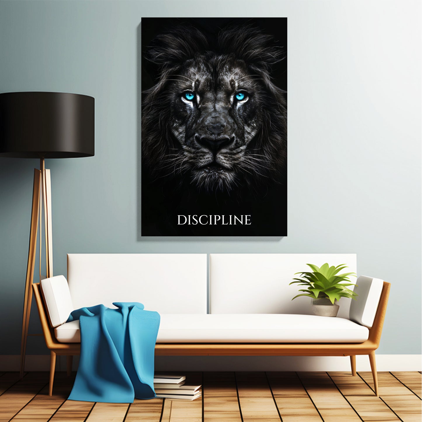 Lion Discipline Canvas