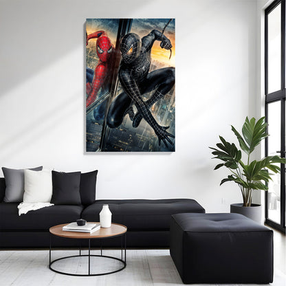 Spider Duo Action Canvas