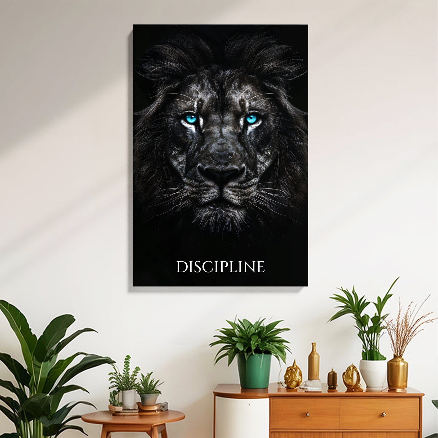 Lion Discipline Canvas