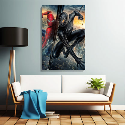 Spider Duo Action Canvas
