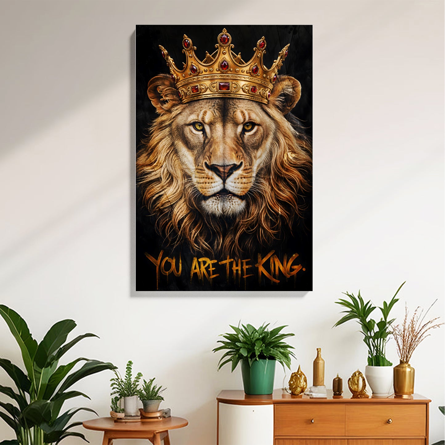 Lion King Crown Canvas