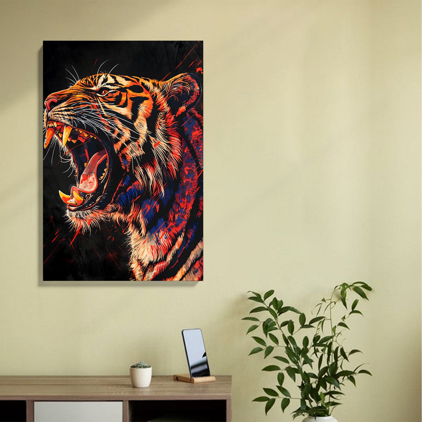 Roaring Tiger Canvas