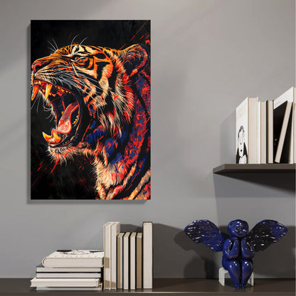 Roaring Tiger Canvas