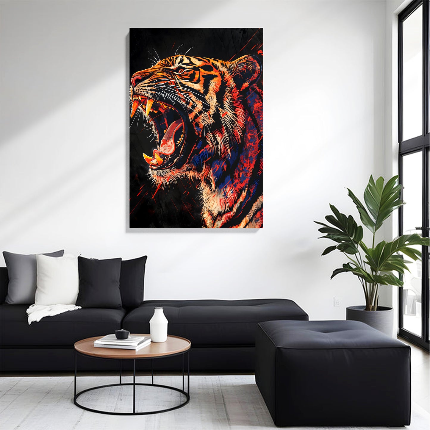 Roaring Tiger Canvas