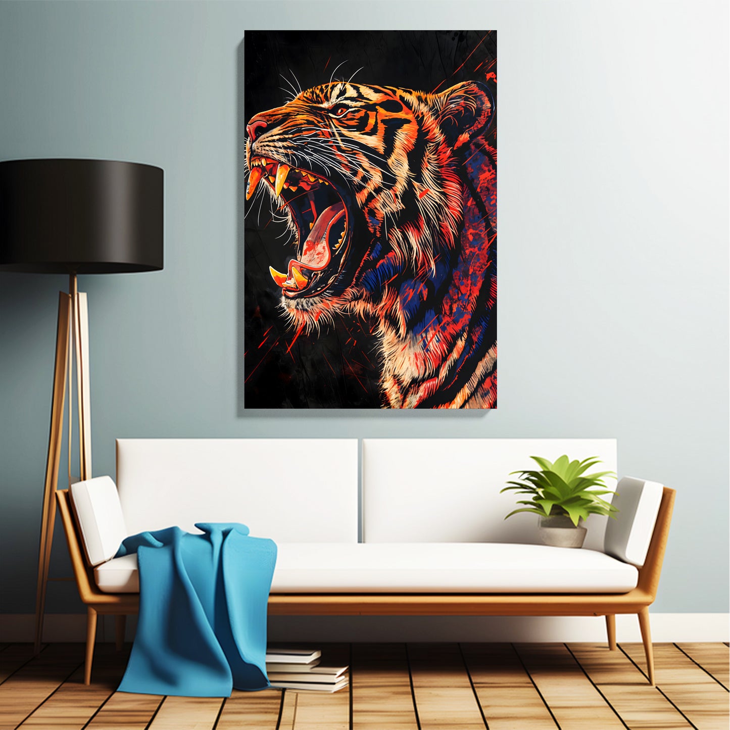 Roaring Tiger Canvas