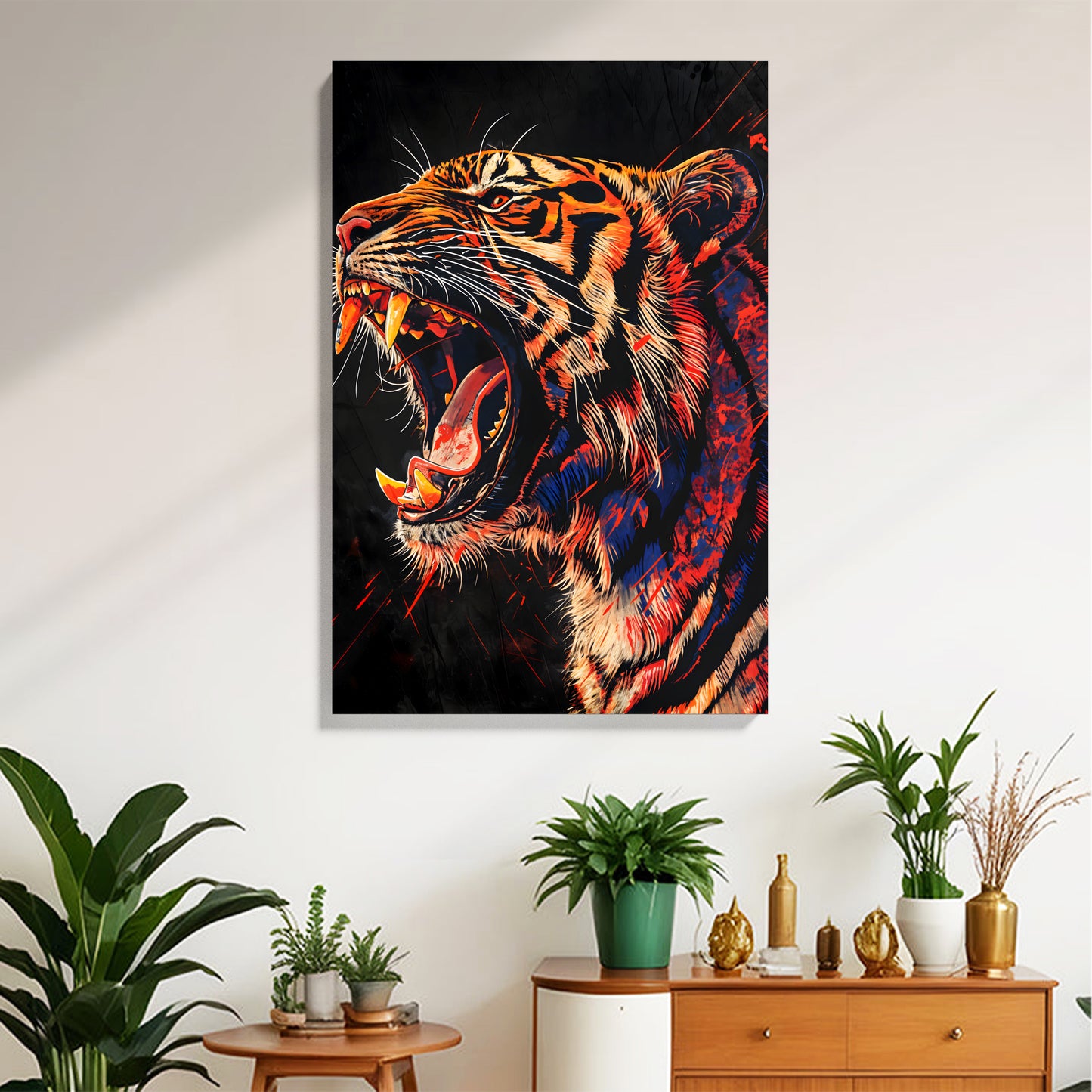 Roaring Tiger Canvas