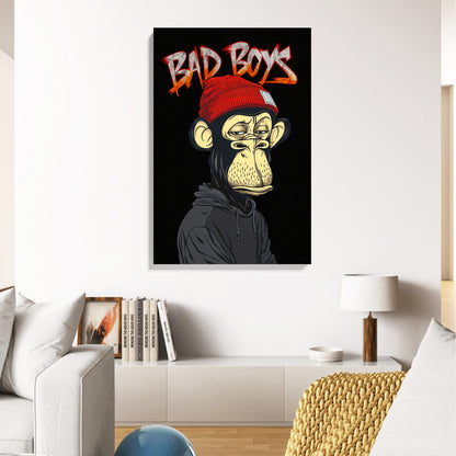 Bad Boys Ape Canvas