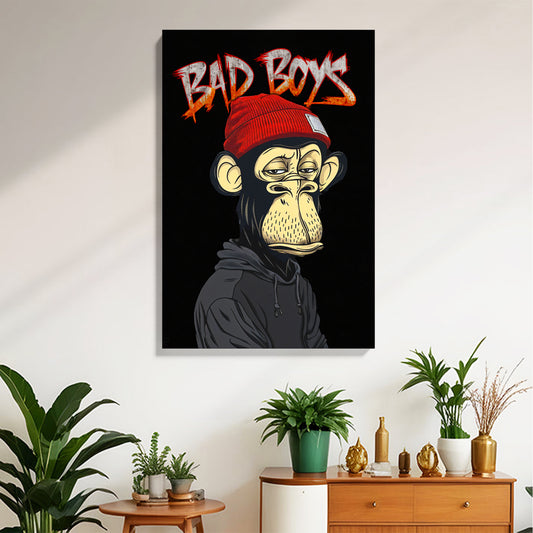 Bad Boys Ape Canvas