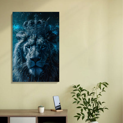 Crowned Lion Majesty Canvas