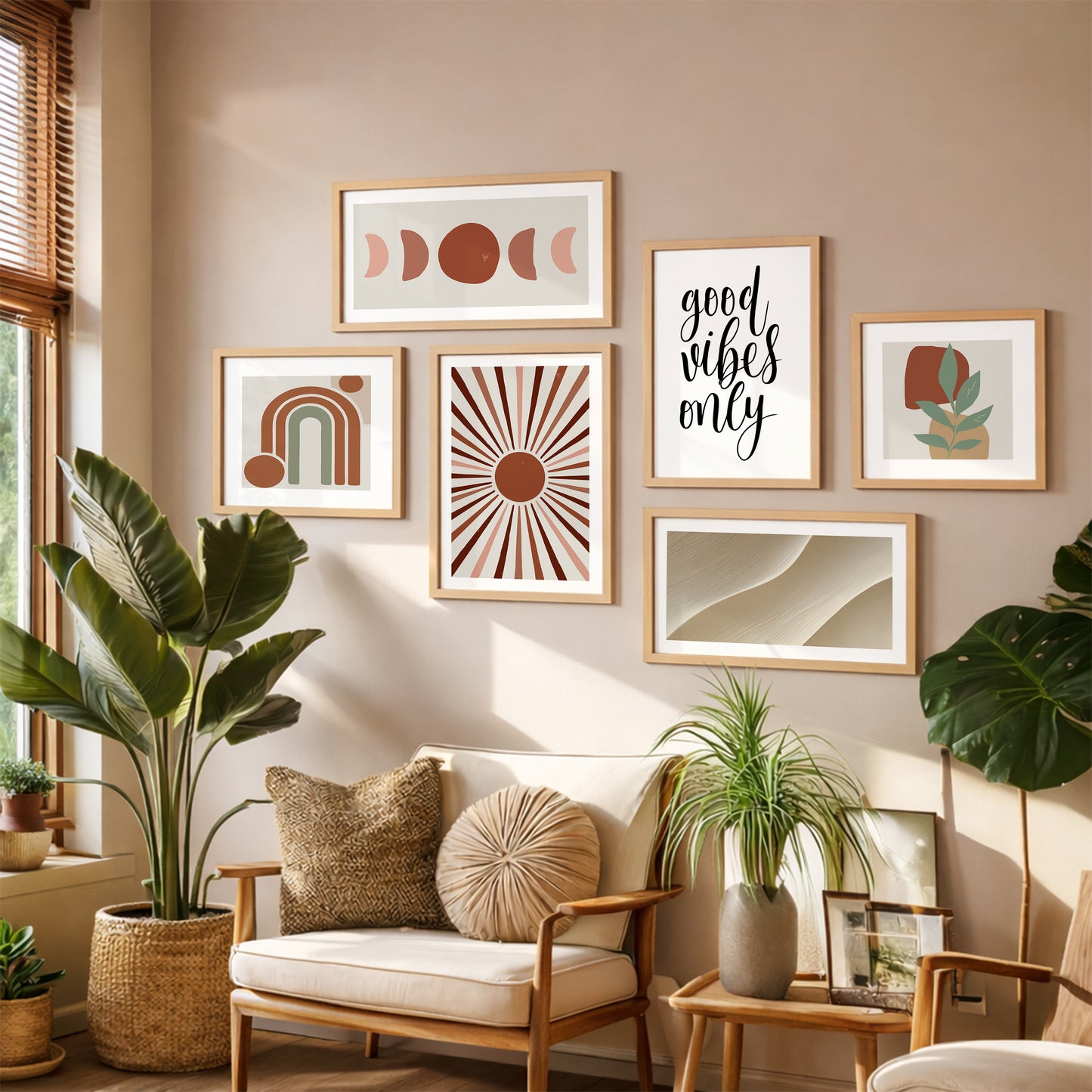 Rustic Aura Wall Art Set of 6