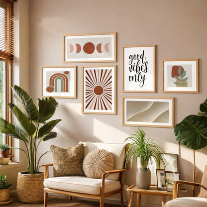 Rustic Aura Wall Art Set of 6