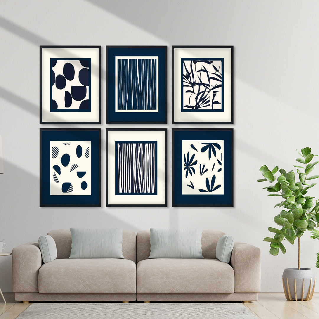 Indian Folk Art Prints Wall Frame
