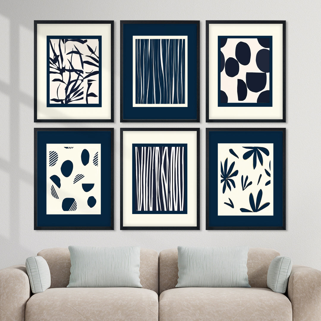 Indian Folk Art Prints Wall Frame