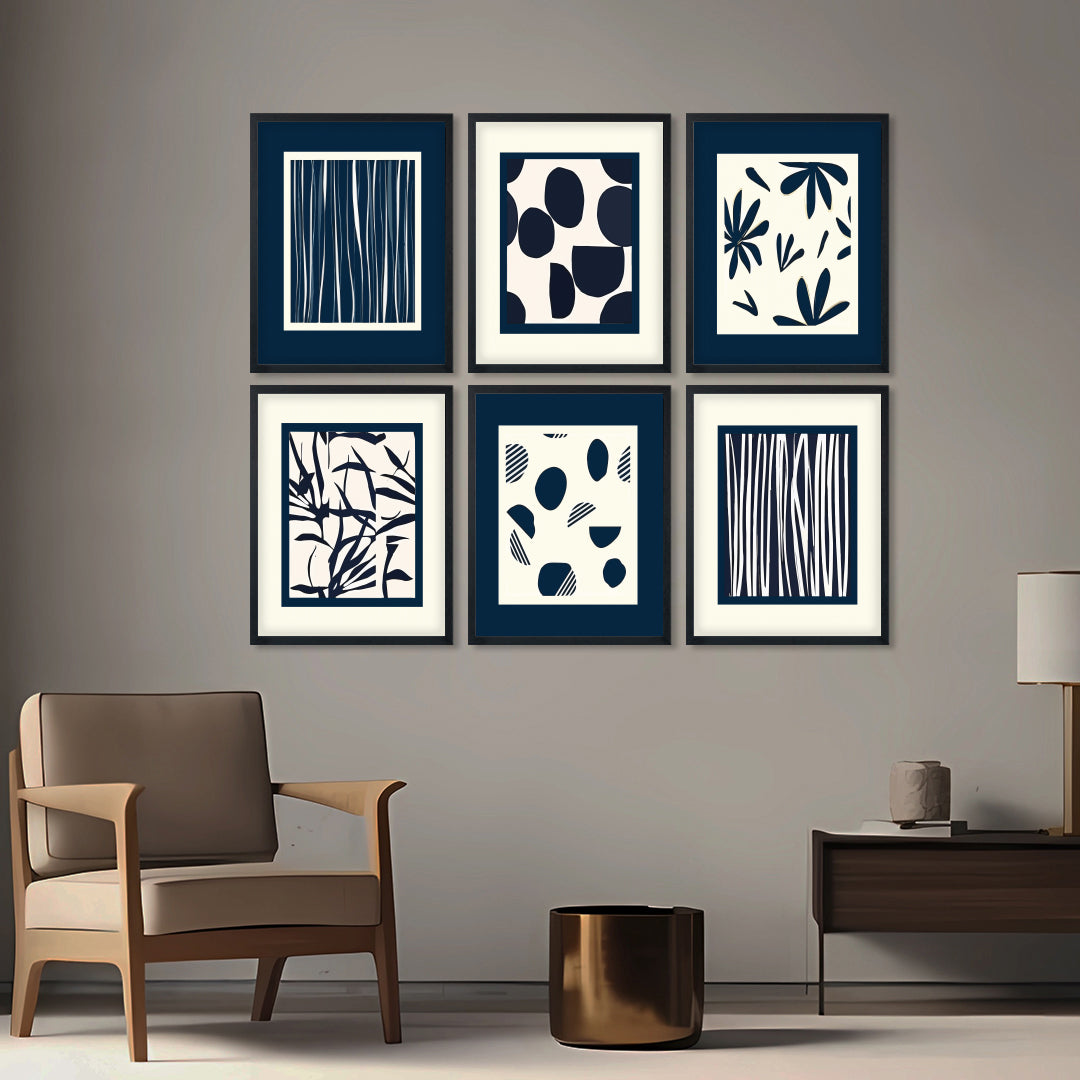 Indian Folk Art Prints Wall Frame