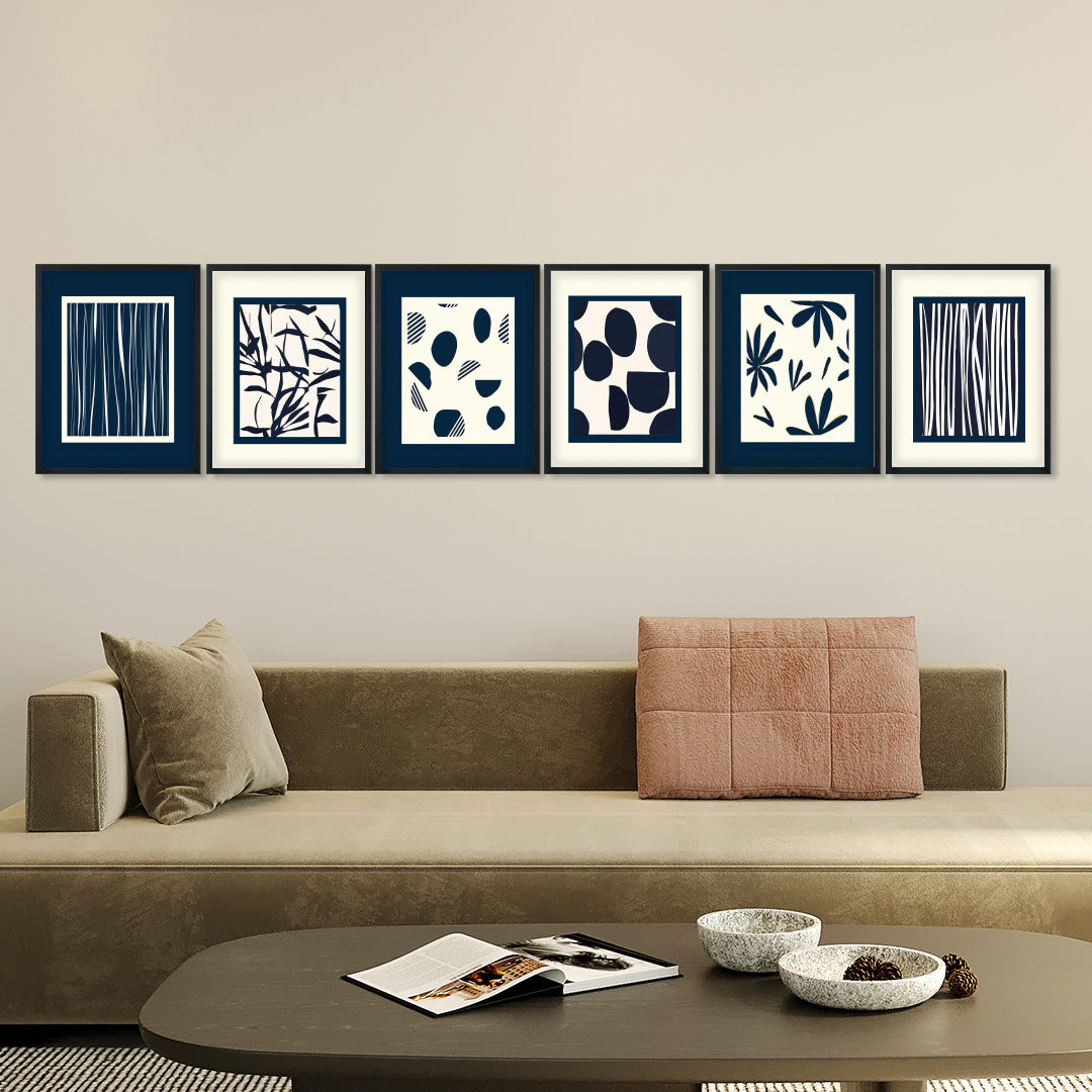 Indian Folk Art Prints Wall Frame