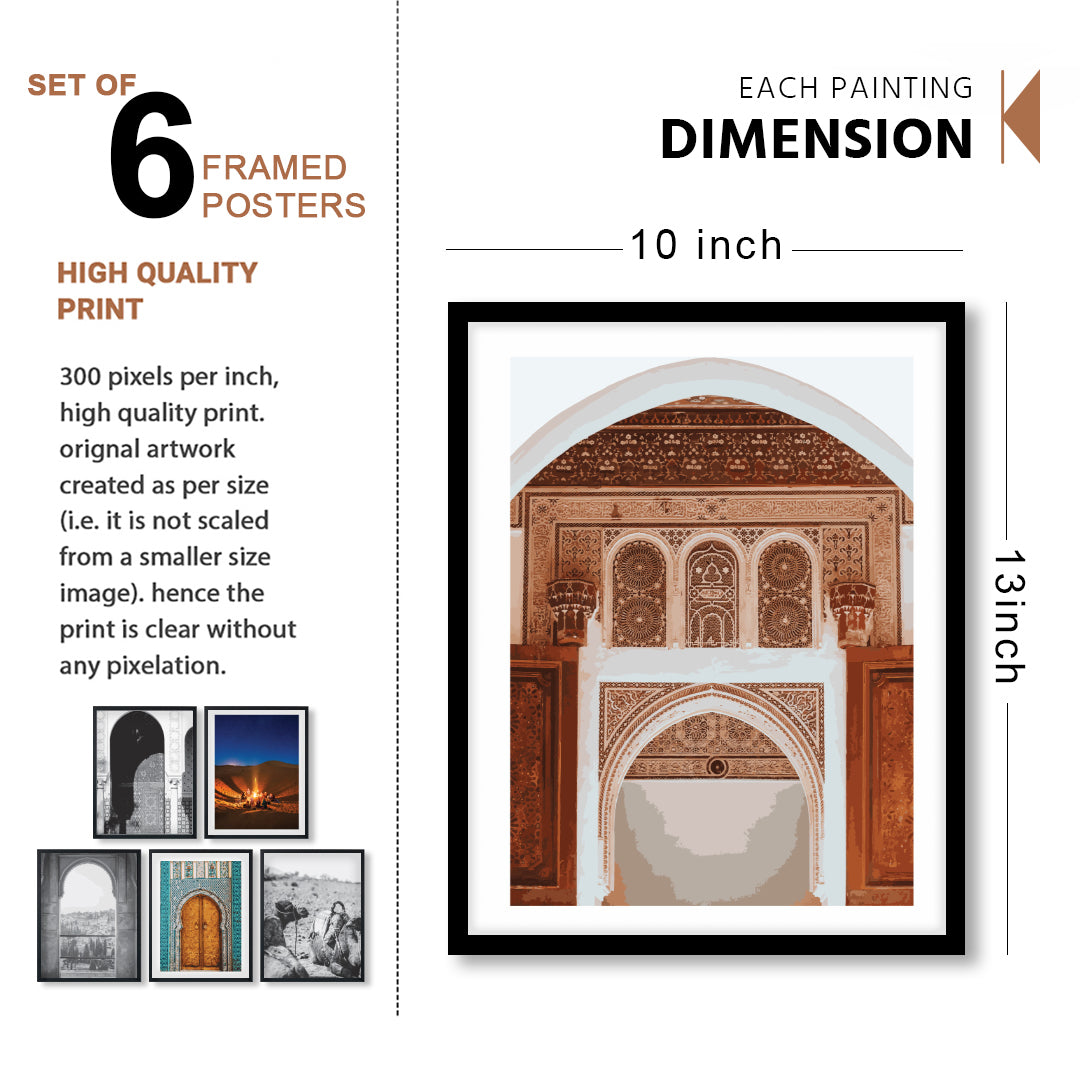 Moroccan Gallery Set Wall Frame