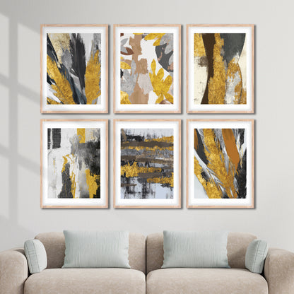 Gold Luxe Art Wall Frame Set