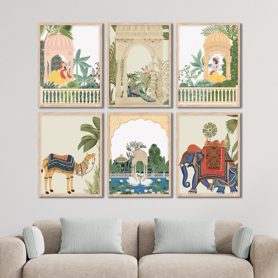 Royal Safari Wall Frame Set