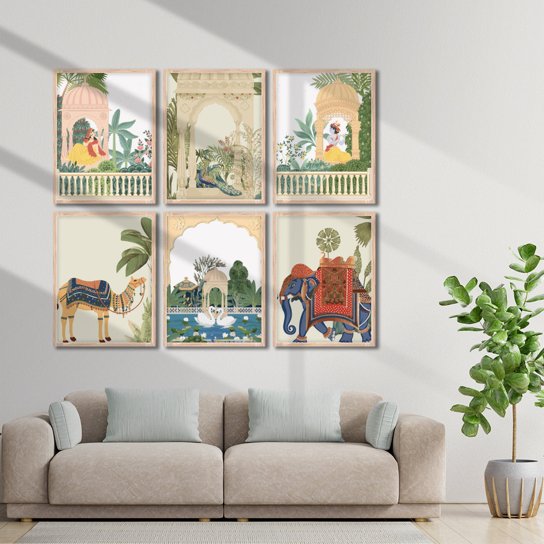 Royal Safari Wall Frame Set