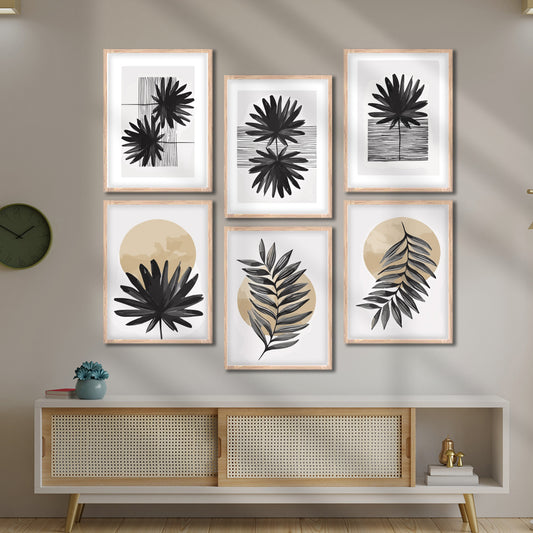 Neutral Botanical Wall Decor Set