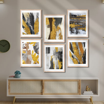 Gold Luxe Art Wall Frame Set