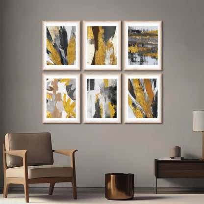 Gold Luxe Art Wall Frame Set