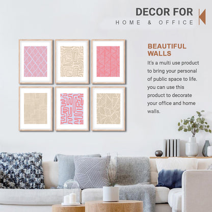 Geometric Pattern Wall Frame Set