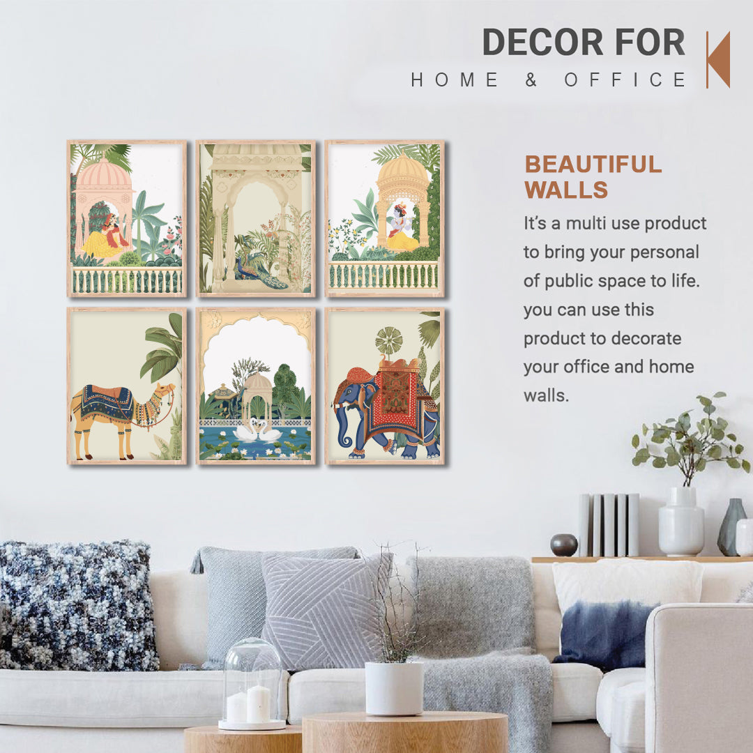 Royal Safari Wall Frame Set