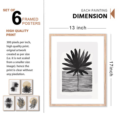 Neutral Botanical Wall Decor Set