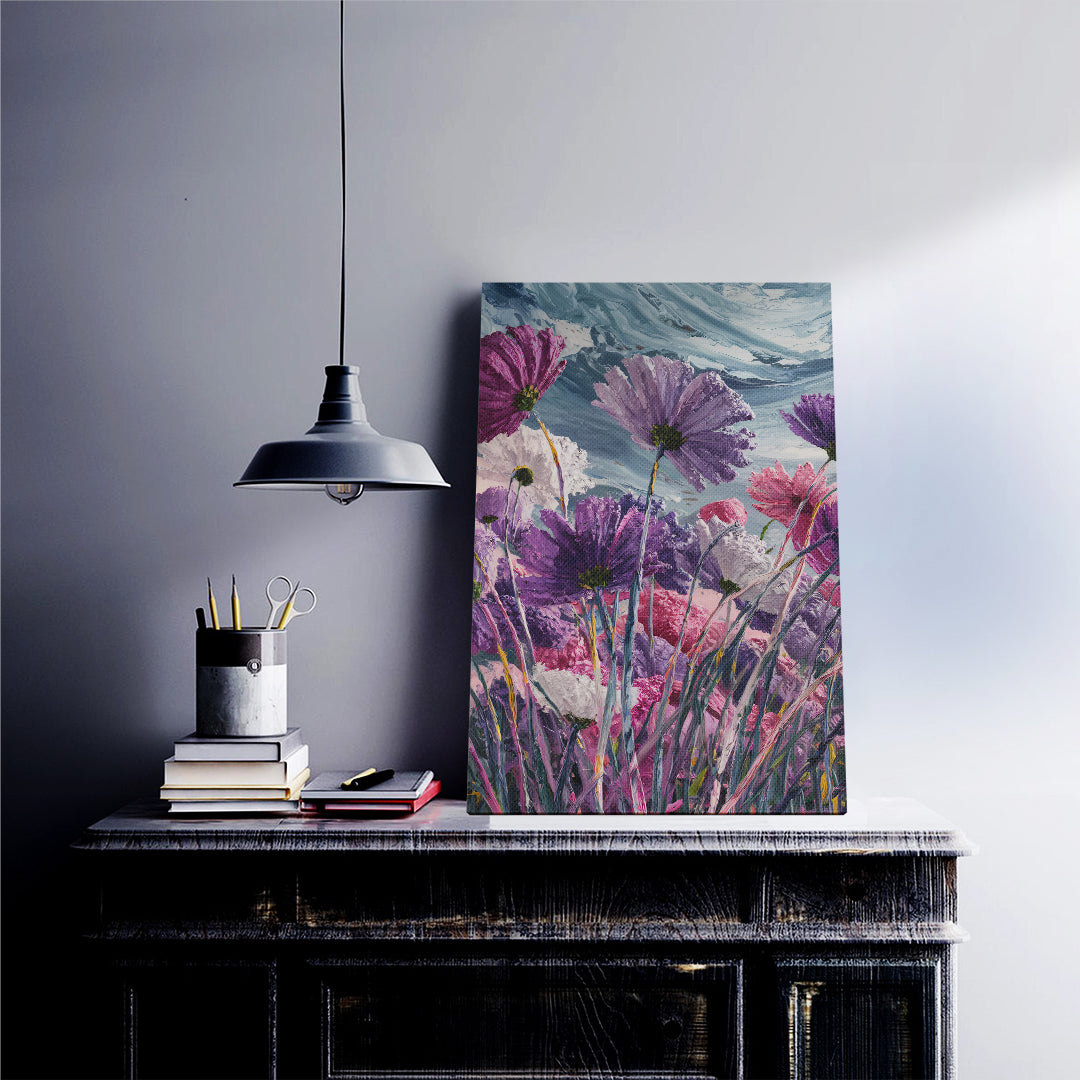 Lavender Bloom Garden Canvas