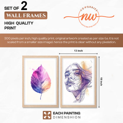 Violet Muse Wall Art Set