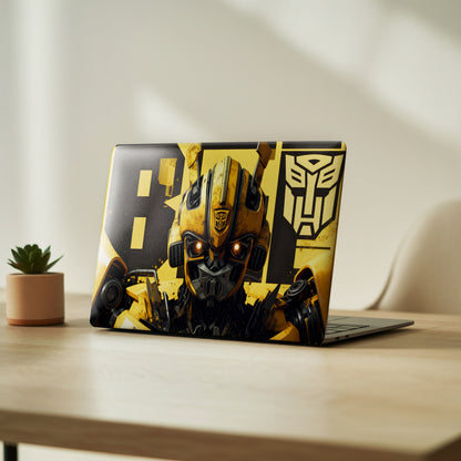 Autobot Bumblebee Tech Aesthetic Sci-Fi Laptop Skin