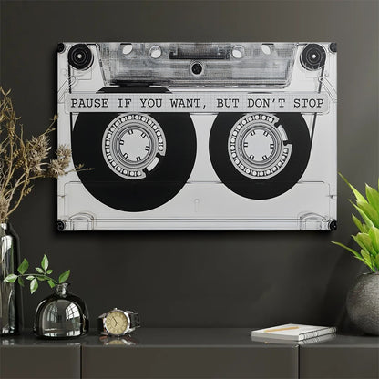 Vintage Audio Tape  Wall Canvas