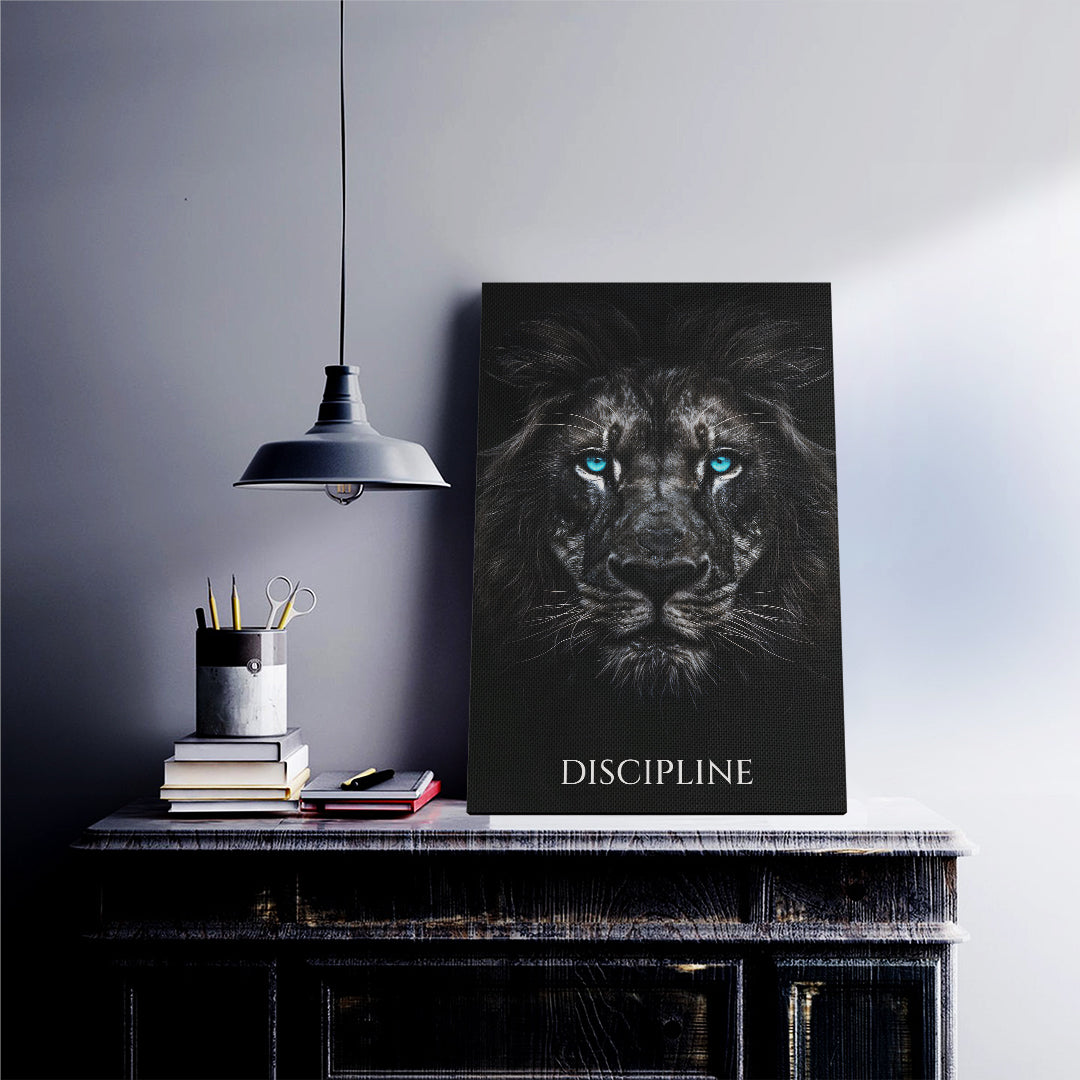 Lion Discipline Canvas